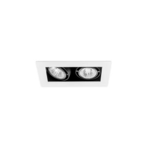 SternLight RECESSED 2xGU10, oprawa wpuszczana, kolor biało-czarny