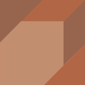 MUTINA płytka TIERRAS Triomix 1 (sand, rust, brick)