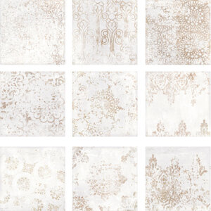 Płytki Wow Design kolekcja Mestizaje seria Chateau Antique  White Gloss