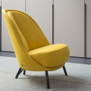 Fotel Pianca kolekcja CALATEA Yellow DESIGN BY CRISTINA CELESTINO
