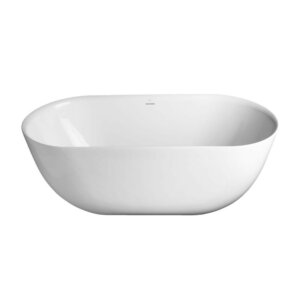 HushLab Bowls Pure wanna wolnostojąca 160×75 biała połysk