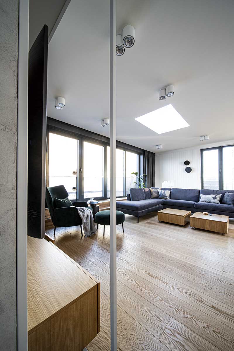 Światło naturalne potrafi zdziałać we wnętrzach cuda! | Projekt: Hanna Pietras Architects