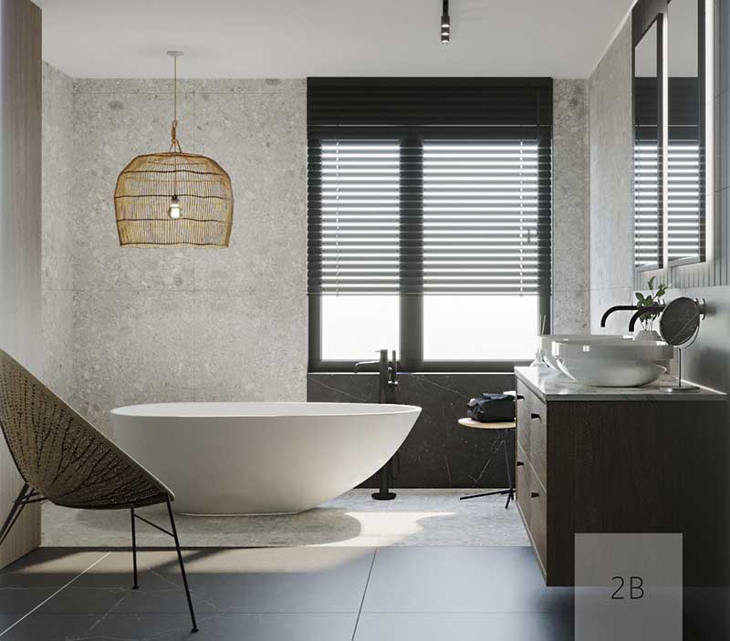 Łazienka doskonale dopasowane do rytmu życia - To Be Design Weronika Budzichowska