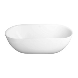 HushLab Bowls Wanna wolnostojąca owalna Pure 170×78 biała