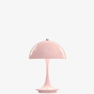 Lampa stołowa Louis Poulsen Panthella Portable Metal Pale Rose