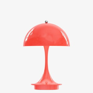 Louis Poulsen lampa stołowa Panthella Portable V2 kolor Coral