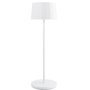 SternLight Lampiris – lampka stołowa Foturis round, biały