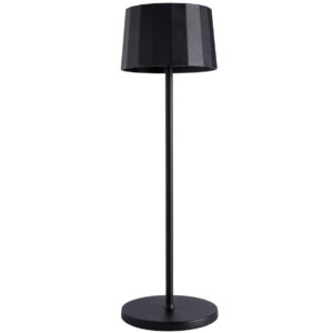 SternLight Lampiris – lampka stołowa Foturis round, czarny