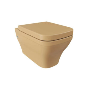 Hushlab Colori d’ Italia Miska WC wisząca w zestawie z deską wolnoopadającą 54×34 kaszmir mat