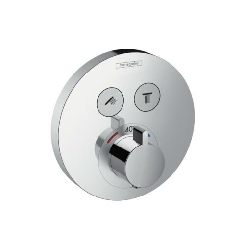 Hansgrohe ShowerSelect S bateria termostatyczna dla 2 odbiorników